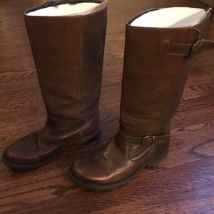 Steve Madden Frencchh brown leather boots